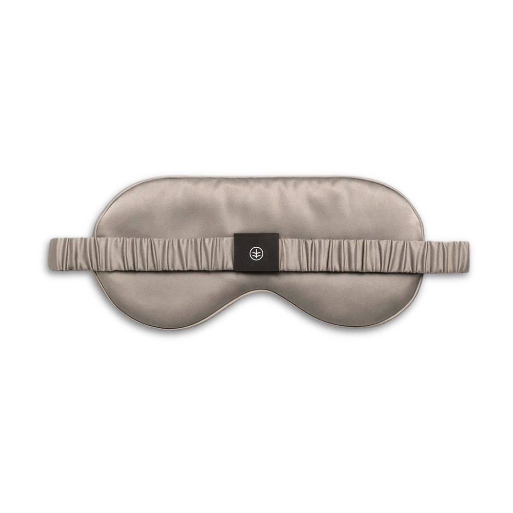 Essential Silk Sleep Eye Mask in Grey (Eucalyptus Silk)